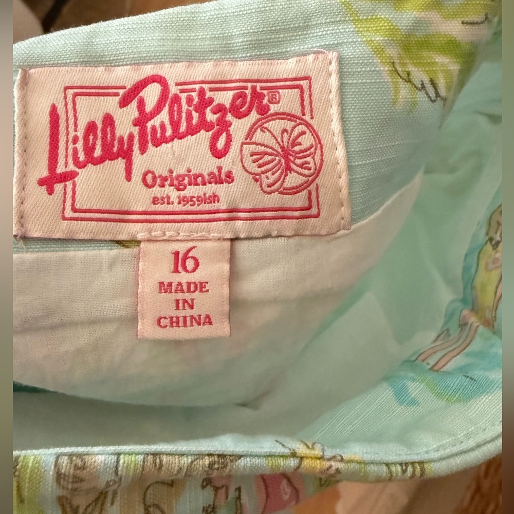 Lilly Pulitzer EUC Women’s 16 Rare White Label Skirt - Picture 3 of 4